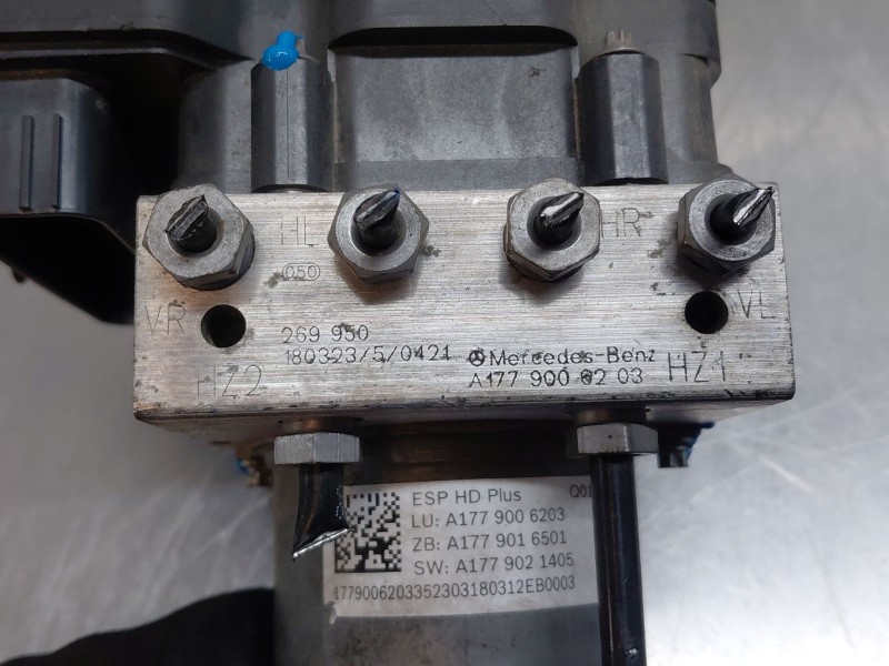 Recambio de abs para mercedes-benz clase a (w177) a 180 d (177.003) referencia OEM IAM A1779000203 A1779003604 