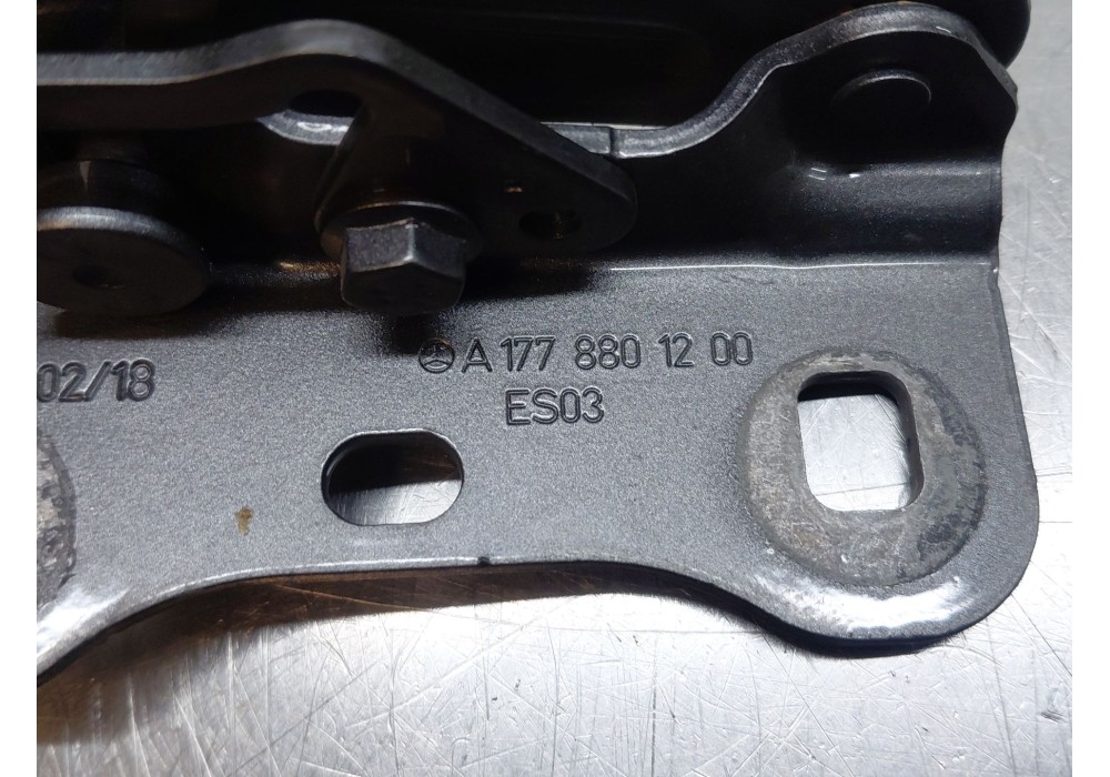 Recambio de bisagra capot para mercedes-benz clase a (w177) a 180 d (177.003) referencia OEM IAM A1778801200  