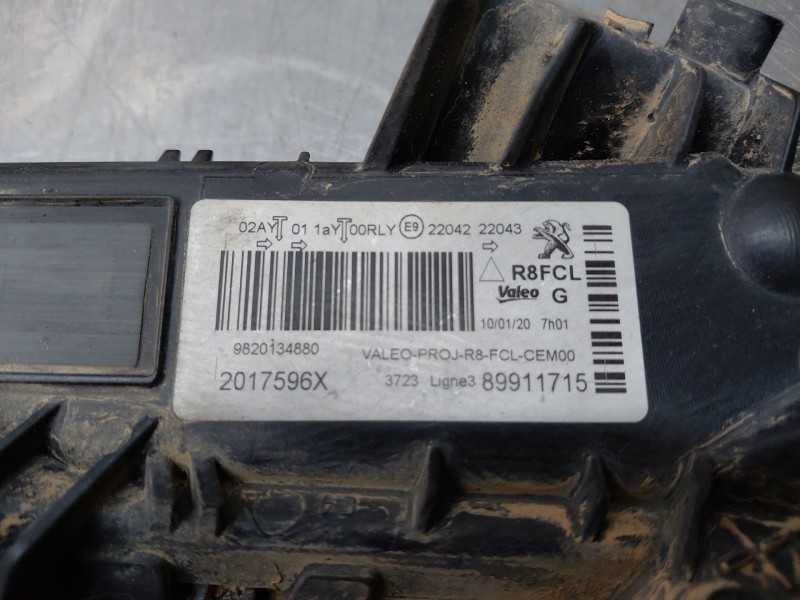 Recambio de piloto delantero izquierdo para peugeot 508 active referencia OEM IAM 1638037880 9820134880 