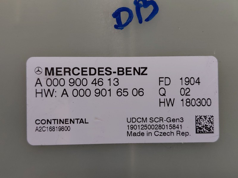 Recambio de modulo electronico para mercedes-benz clase a (w177) a 200 d (177.012) referencia OEM IAM   