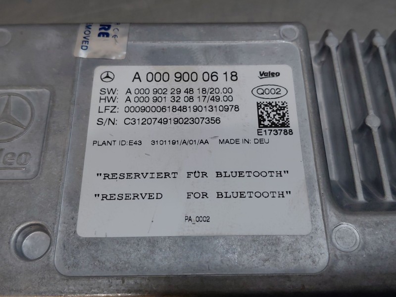 Recambio de modulo electronico para mercedes-benz clase a (w177) a 200 d (177.012) referencia OEM IAM   