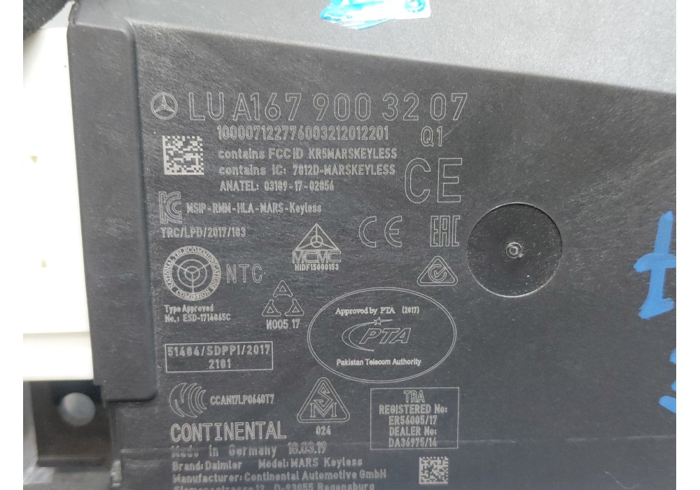 Recambio de modulo electronico para mercedes-benz clase a (w177) a 180 d (177.003) referencia OEM IAM A1679003207  