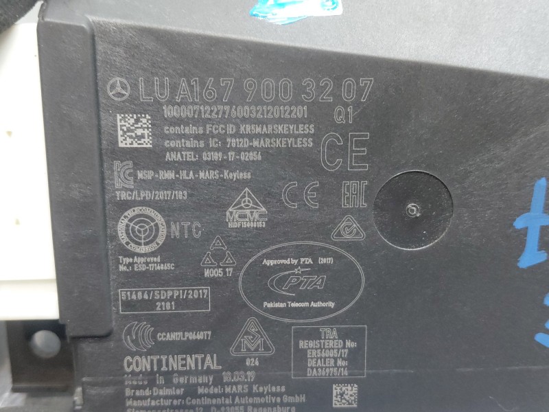 Recambio de modulo electronico para mercedes-benz clase a (w177) a 180 d (177.003) referencia OEM IAM A1679003207  