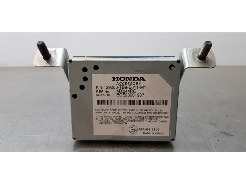 Recambio de modulo electronico para honda civic tourer (fk) comfort referencia OEM IAM 39200TB9E011M1   Recambio de modulo electronico para honda civic tourer (fk) comfort referencia OEM IAM 39200TB9E011M1