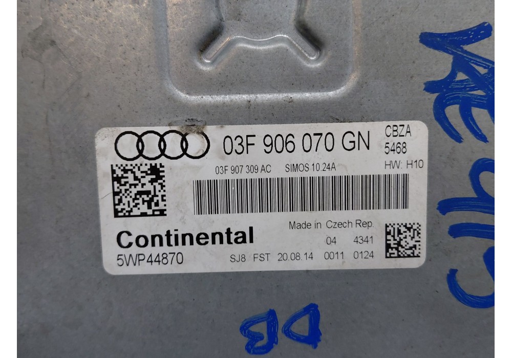 Recambio de centralita motor uce para audi a1 sportback (8xa, 8xf) 1.2 tfsi referencia OEM IAM   