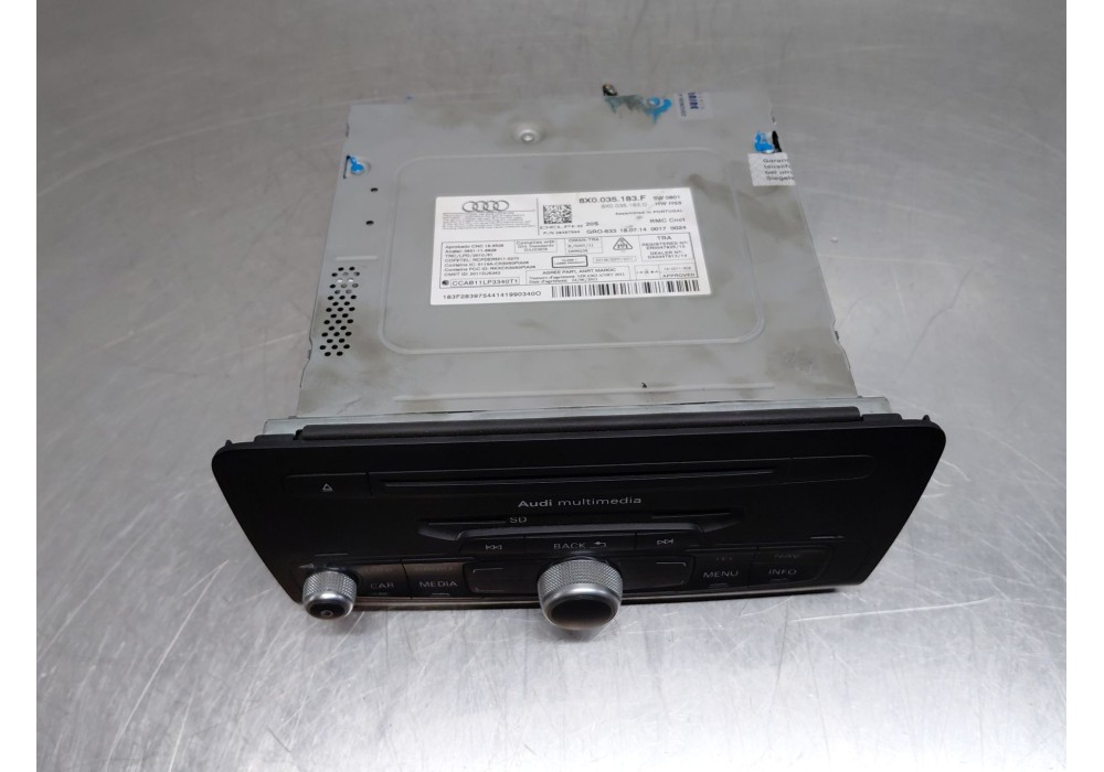 Recambio de sistema audio / radio cd para audi a1 sportback (8xa, 8xf) 1.2 tfsi referencia OEM IAM   