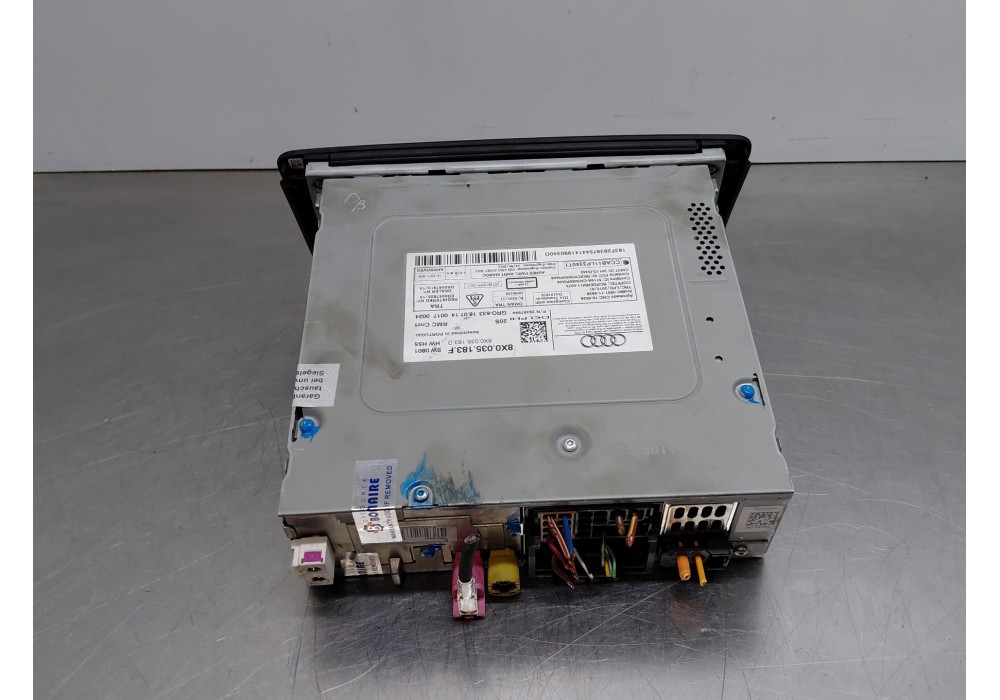 Recambio de sistema audio / radio cd para audi a1 sportback (8xa, 8xf) 1.2 tfsi referencia OEM IAM   