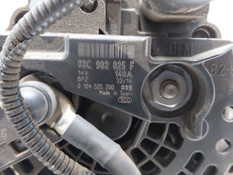 Recambio de alternador para audi a1 sportback (8xa, 8xf) 1.2 tfsi referencia OEM IAM   