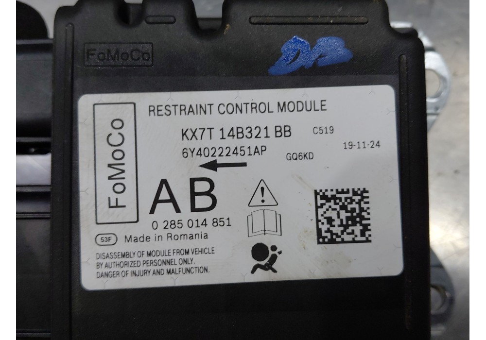 Recambio de kit airbag para ford focus iv (hn) 1.0 ecoboost referencia OEM IAM   