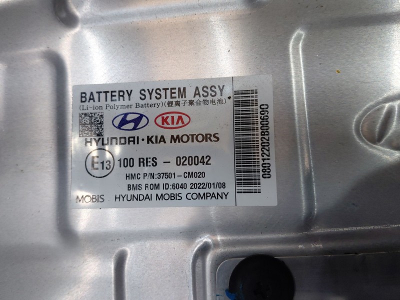 Recambio de bateria para hyundai kona hybrid referencia OEM IAM 37510CM000  