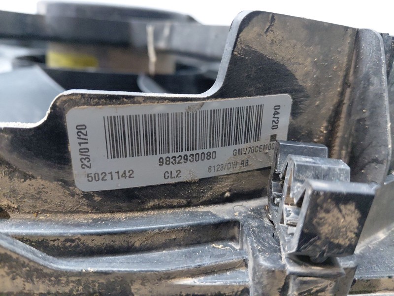 Recambio de electroventilador para peugeot 508 active referencia OEM IAM 9832930080  