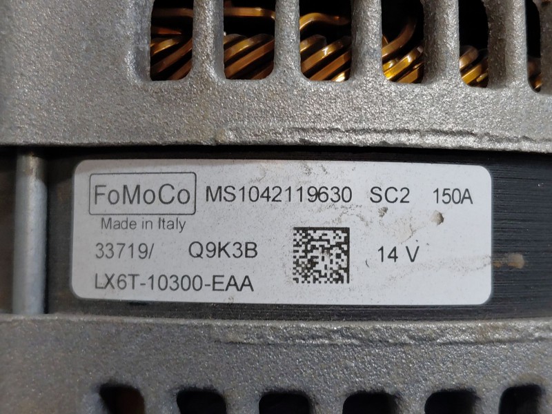 Recambio de alternador para ford focus iv (hn) 1.0 ecoboost referencia OEM IAM 2790474  