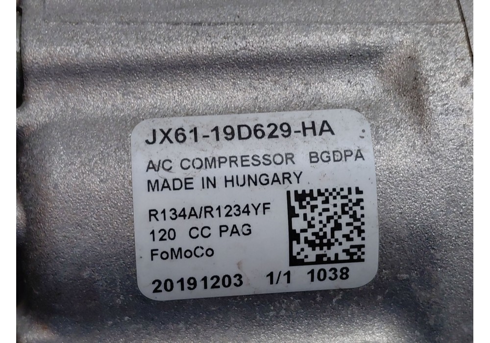Recambio de compresor aire acondicionado para ford focus iv (hn) 1.0 ecoboost referencia OEM IAM 2634805  
