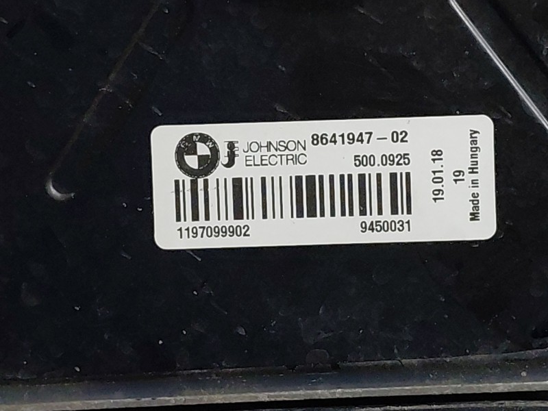 Recambio de electroventilador para bmw serie 1 lim. (f20/f21) 116 i referencia OEM IAM 17428641964  