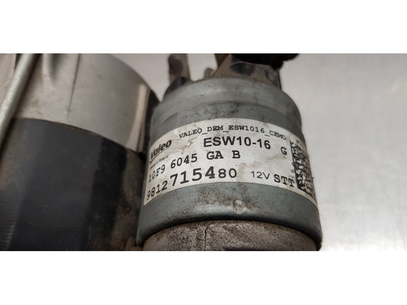 Recambio de motor arranque para peugeot 3008 style referencia OEM IAM 9812715480   Recambio de motor arranque para peugeot 3008 style referencia OEM IAM 9812715480