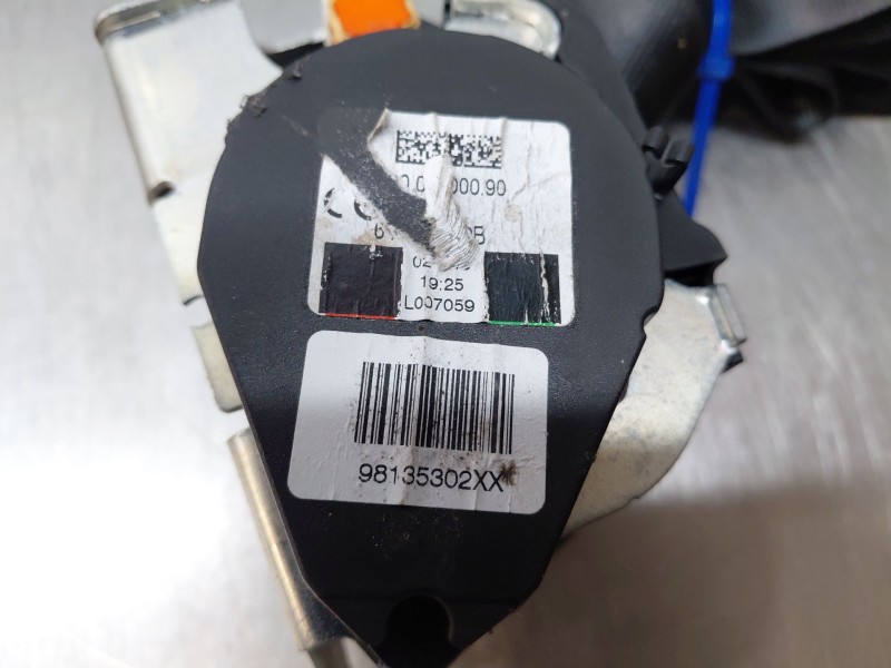 Recambio de cinturon seguridad trasero derecho para peugeot 508 active referencia OEM IAM 98135302XX  