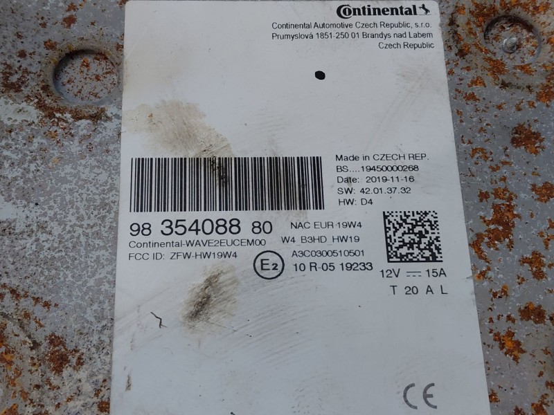 Recambio de sistema audio / radio cd para peugeot 508 active referencia OEM IAM 1672033380 9835408880 