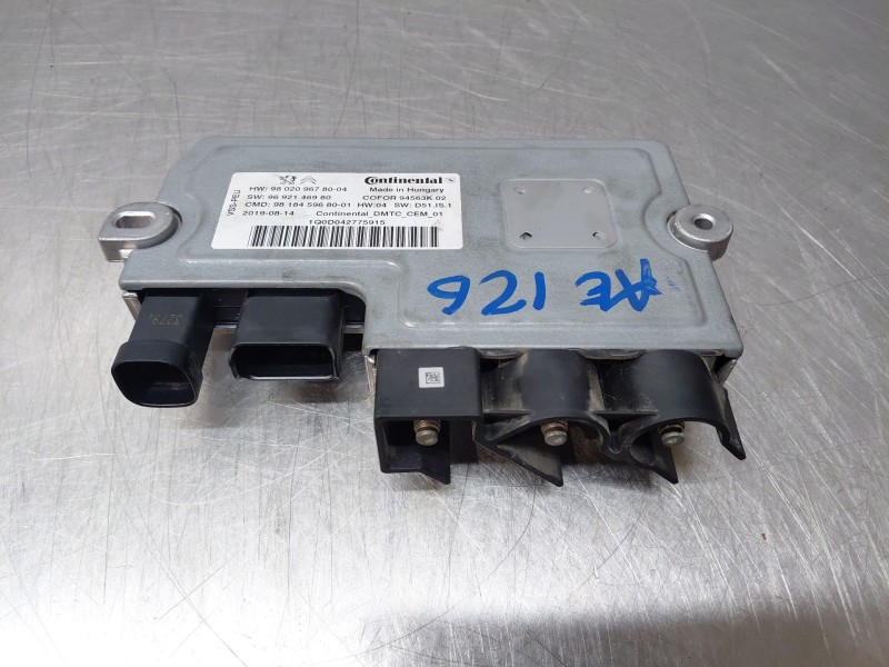 Recambio de centralita start / stop para peugeot 508 active referencia OEM IAM 9802096780 9692146980 
