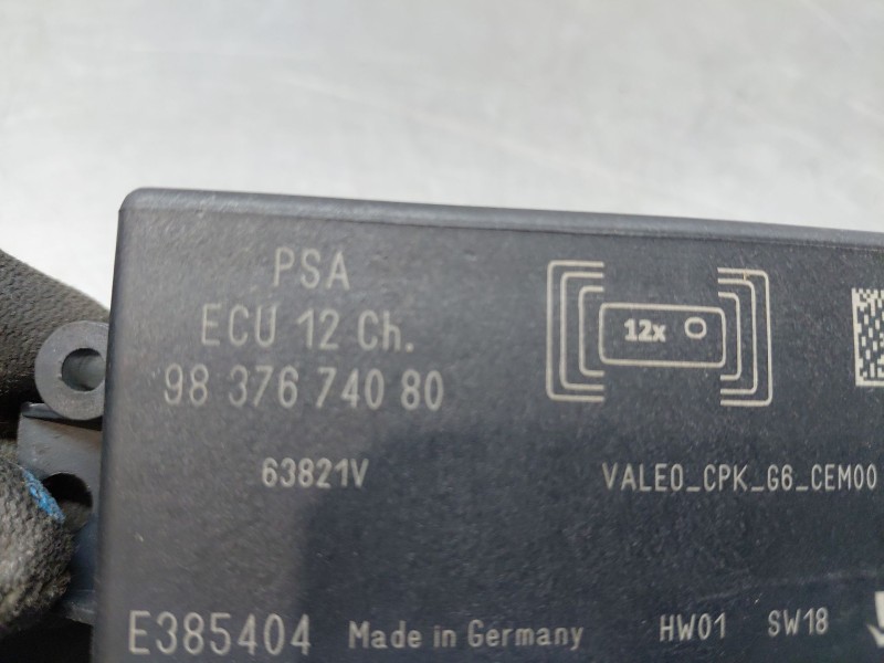Recambio de modulo electronico para peugeot 508 active referencia OEM IAM 9837674080  