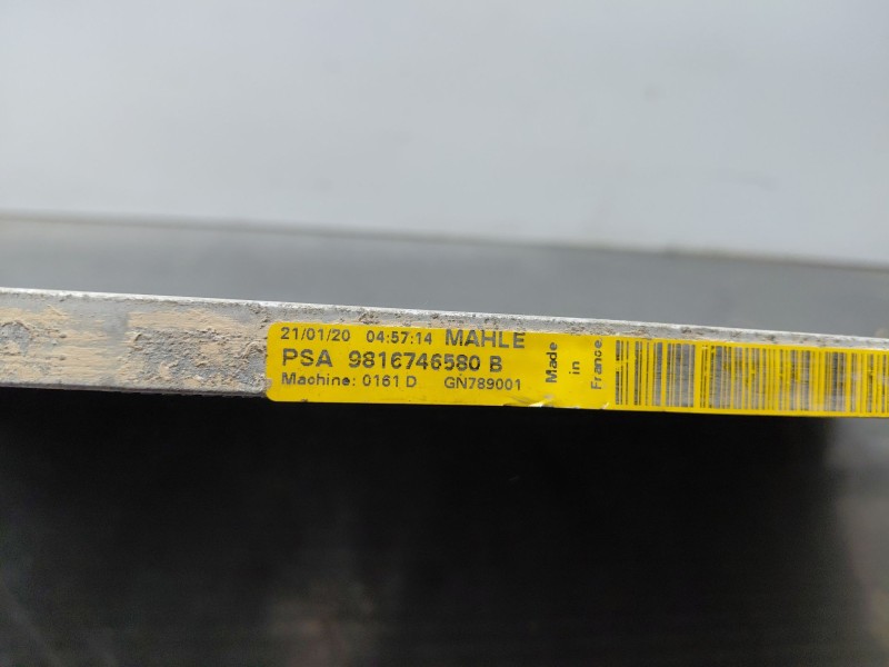 Recambio de condensador / radiador aire acondicionado para peugeot 508 active referencia OEM IAM 9816746580  