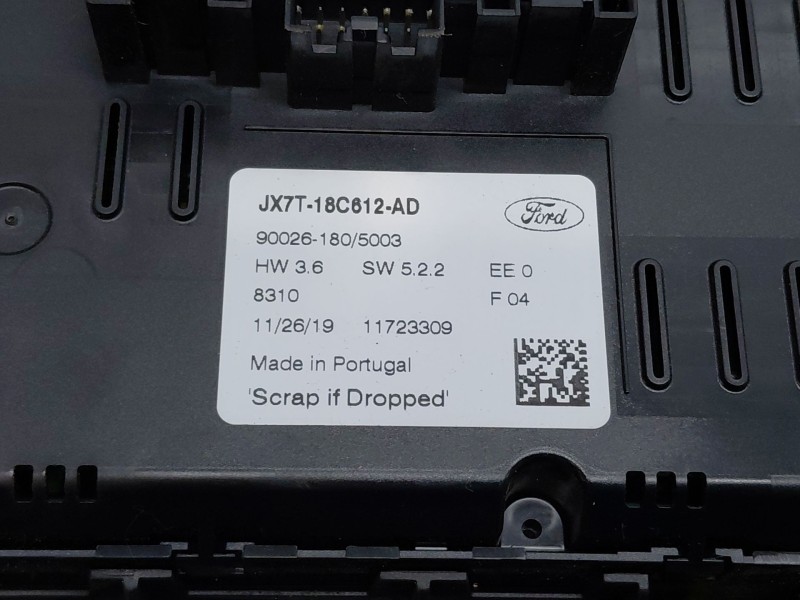 Recambio de mando climatizador para ford focus iv (hn) 1.0 ecoboost referencia OEM IAM 2470622 JX7T18C612AD 