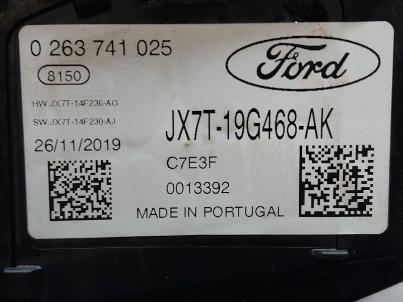 Recambio de modulo electronico para ford focus iv (hn) 1.0 ecoboost referencia OEM IAM 2486648 JX7T19G468AK 
