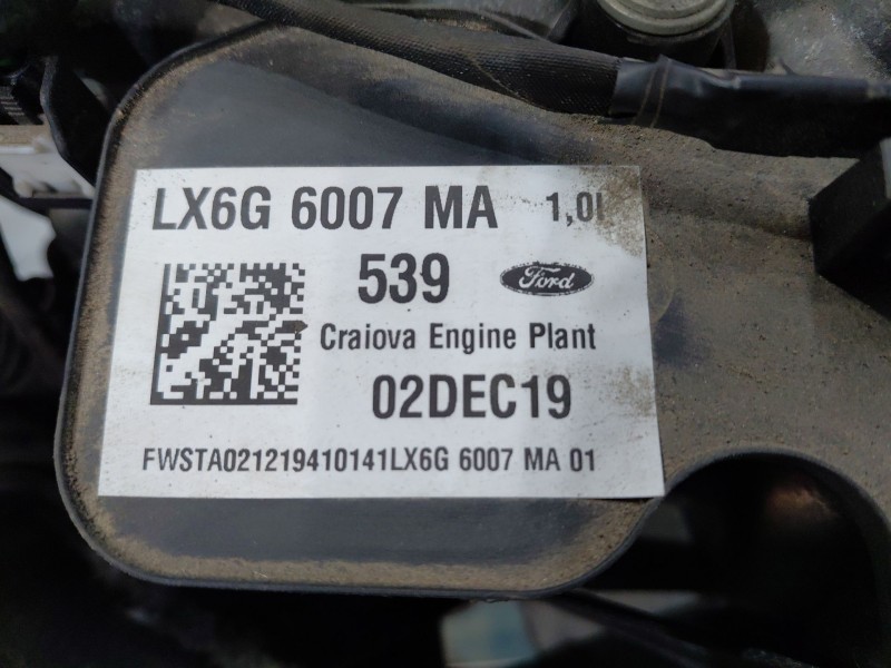 Recambio de motor completo para ford focus iv (hn) 1.0 ecoboost referencia OEM IAM B7DA  