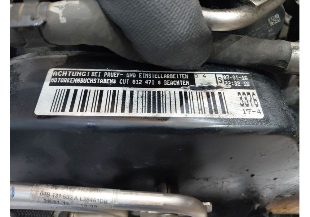 Recambio de motor completo para seat ibiza iv (6j5, 6p1) 1.4 tdi referencia OEM IAM CUT cuta 