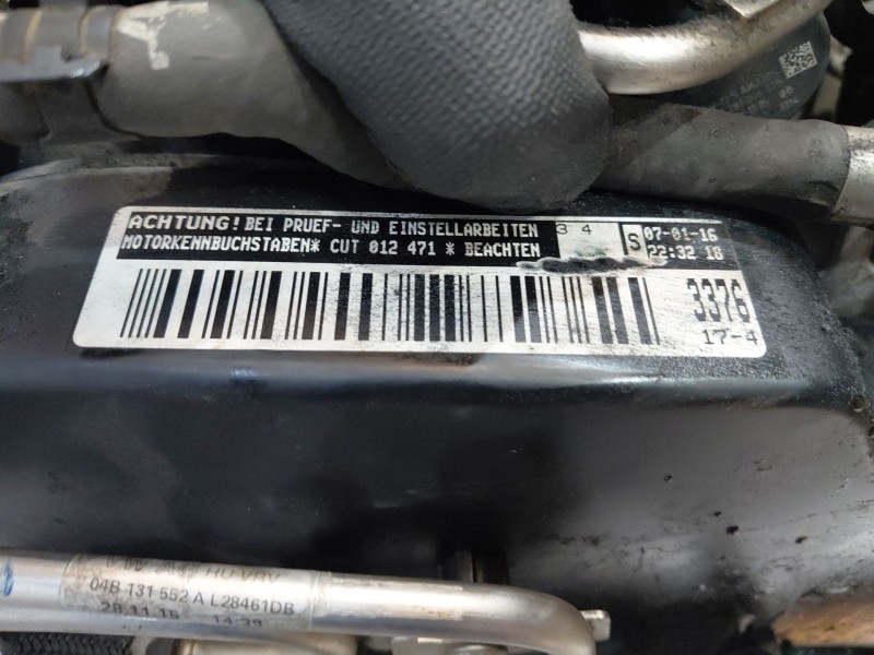 Recambio de motor completo para seat ibiza iv (6j5, 6p1) 1.4 tdi referencia OEM IAM CUT cuta 