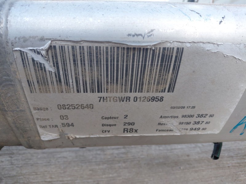 Recambio de puente trasero para peugeot 508 active referencia OEM IAM   