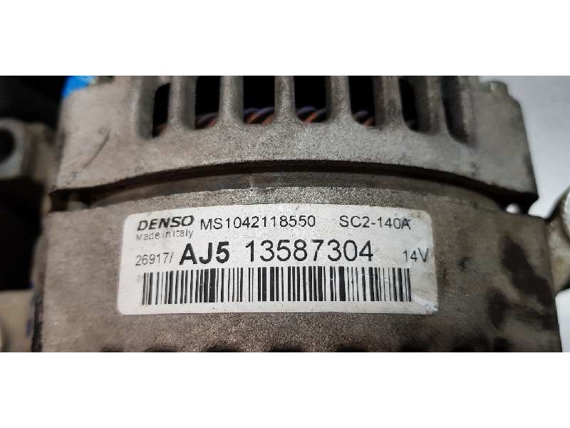 Recambio de alternador para opel zafira (c) excellence start/stop referencia OEM IAM 13587304  