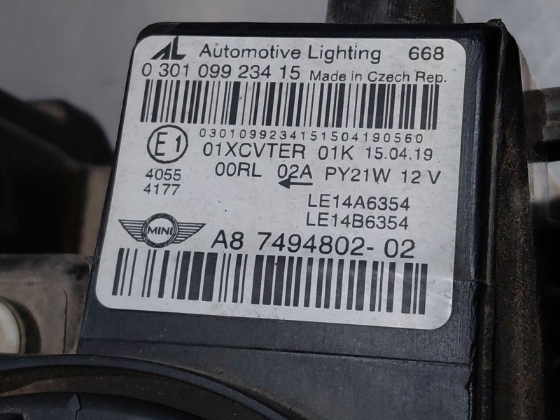 Recambio de faro derecho para mini mini countryman (f60) cooper referencia OEM IAM   
