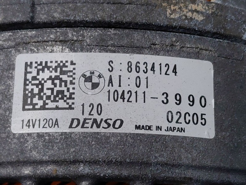 Recambio de alternador para mini mini countryman (f60) cooper referencia OEM IAM   