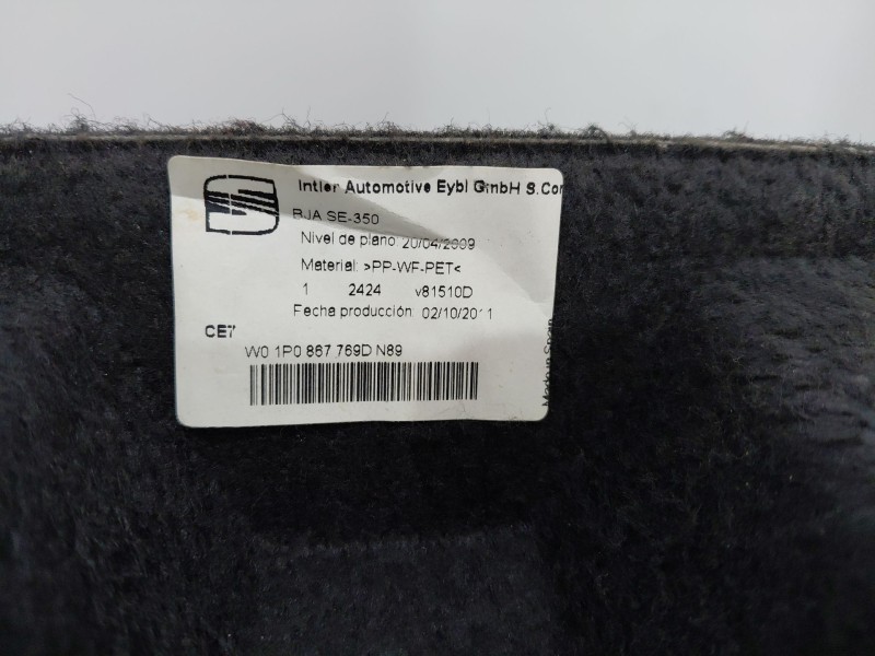 Recambio de bandeja trasera para seat leon (1p1) 1.6 tdi referencia OEM IAM   