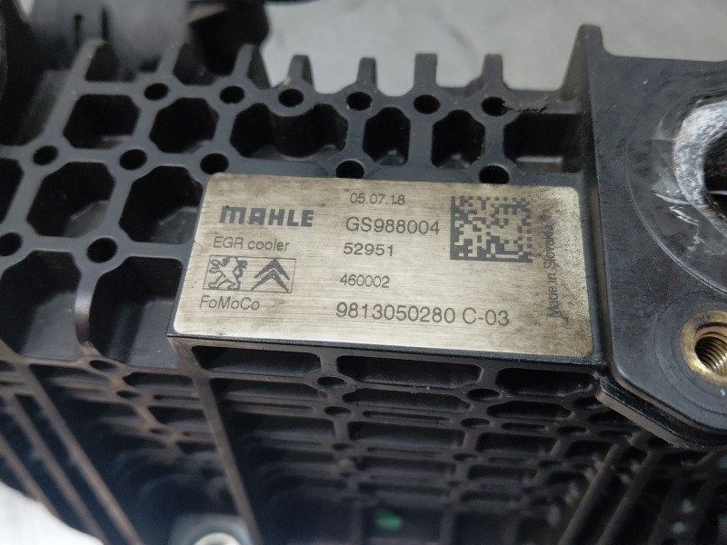 Recambio de enfriador egr para peugeot 5008 allure referencia OEM IAM   