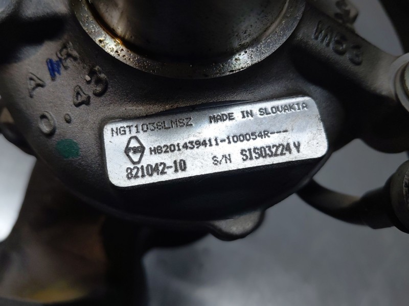 Recambio de turbocompresor para nissan qashqai (j11) vision referencia OEM IAM 1441000QAA 8201439411 