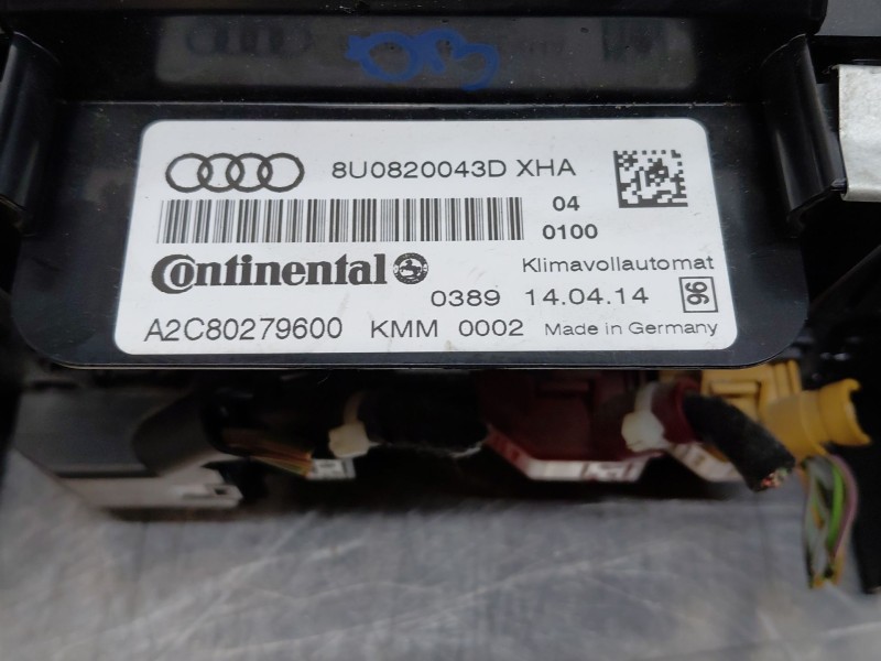 Recambio de mando climatizador para audi q3 (8ub, 8ug) 2.0 tdi referencia OEM IAM   