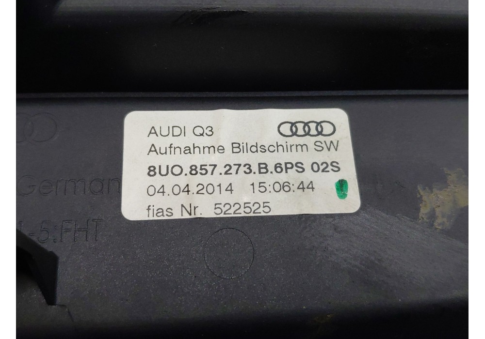 Recambio de pantalla multifuncion para audi q3 (8ub, 8ug) 2.0 tdi referencia OEM IAM   