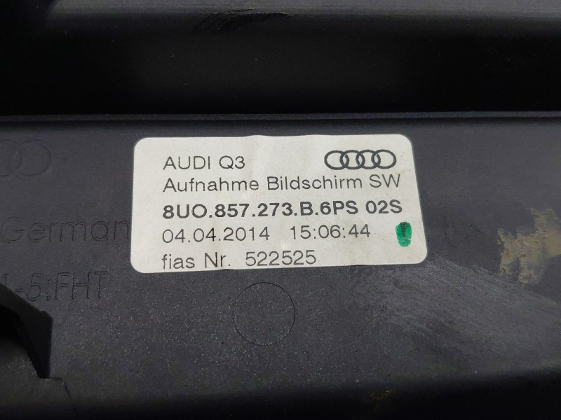 Recambio de pantalla multifuncion para audi q3 (8ub, 8ug) 2.0 tdi referencia OEM IAM   