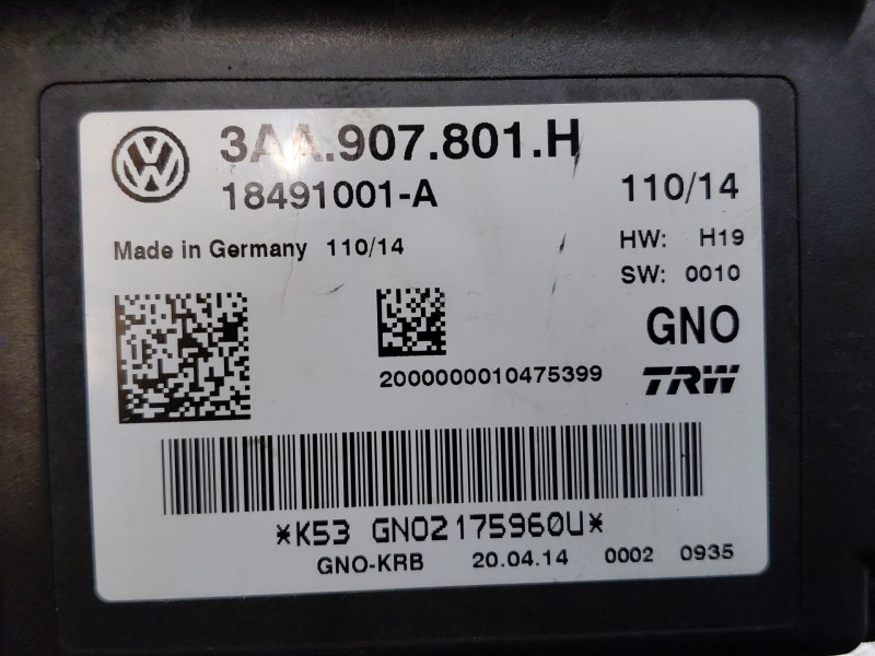 Recambio de modulo electronico para audi q3 (8ub, 8ug) 2.0 tdi referencia OEM IAM   