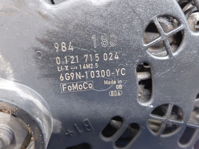 Recambio de alternador para land rover freelander 2 (l359) 2.2 td4 4x4 referencia OEM IAM LR001200 6g9n10300yc 