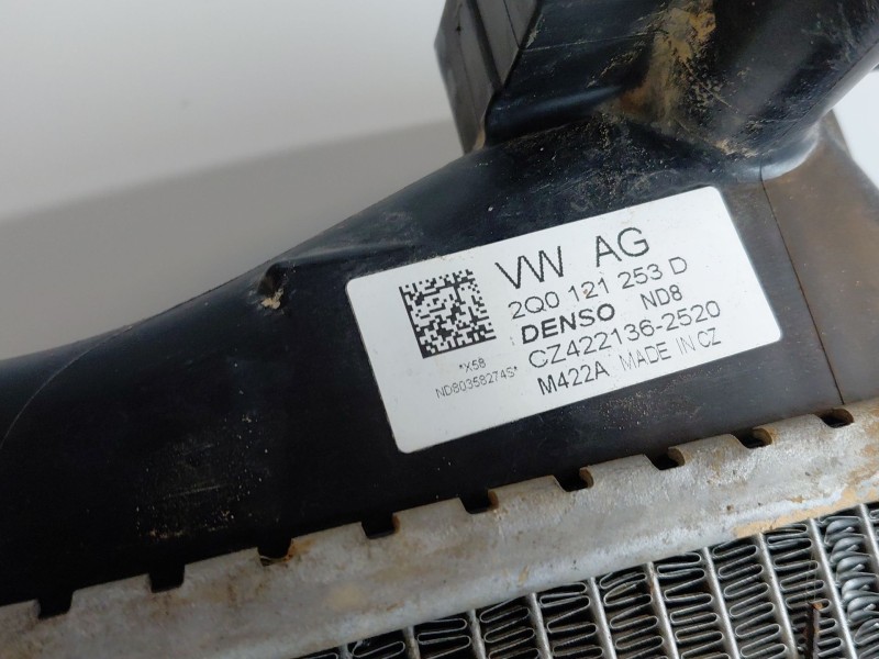 Recambio de radiador agua para seat ibiza (kj1) reference referencia OEM IAM 2Q0121253D  