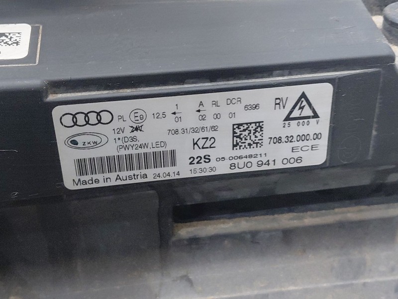 Recambio de morro completo para audi q3 (8ub, 8ug) 2.0 tdi referencia OEM IAM 8U0823029B 8U0941043 8U0941044