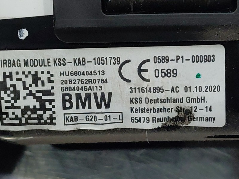 Recambio de kit airbag para bmw 3 touring (g21, g81) 318 d referencia OEM IAM   