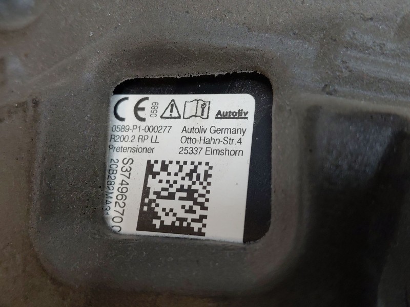Recambio de cinturon seguridad trasero derecho para bmw 3 touring (g21, g81) 318 d referencia OEM IAM 72117496270  