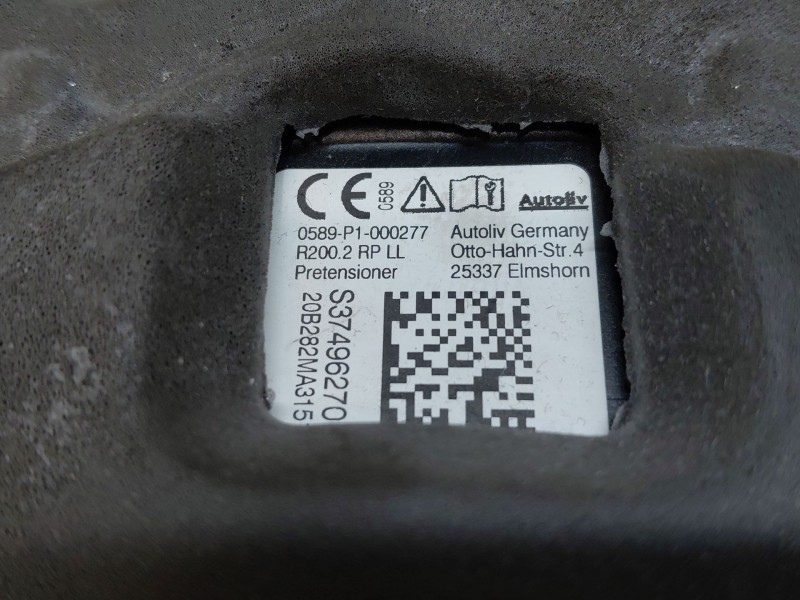 Recambio de cinturon seguridad trasero izquierdo para bmw 3 touring (g21, g81) 318 d referencia OEM IAM 72117496270  