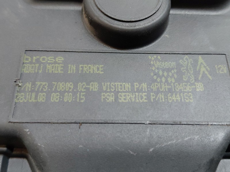 Recambio de motor calefaccion para peugeot 407 (6d_) 1.6 hdi 110 (6d9hzc, 6d9hyc) referencia OEM IAM 6441S3  