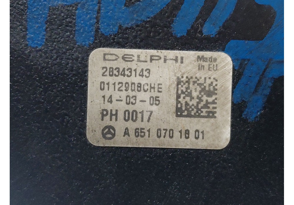 Recambio de bomba inyeccion para mercedes-benz clase b (w246) b 200 cdi (246.208) referencia OEM IAM A6510701801  