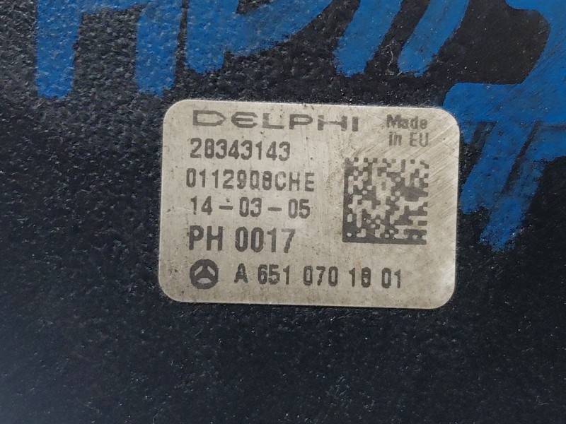 Recambio de bomba inyeccion para mercedes-benz clase b (w246) b 200 cdi (246.208) referencia OEM IAM A6510701801  
