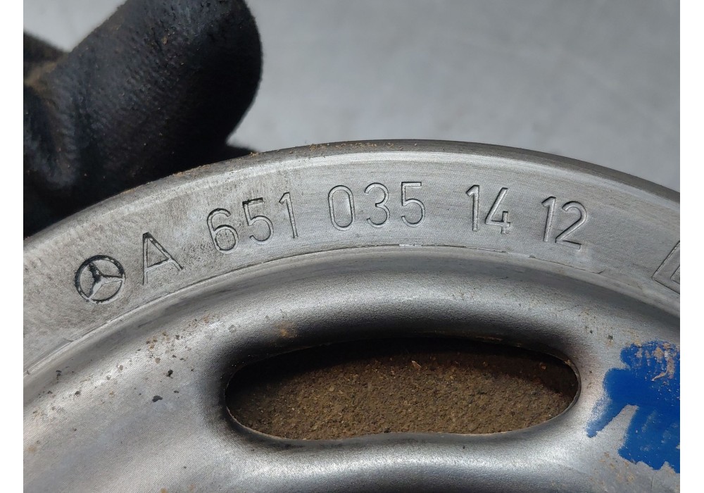 Recambio de polea cigueñal para mercedes-benz clase b (w246) b 200 cdi (246.208) referencia OEM IAM A6510351412  